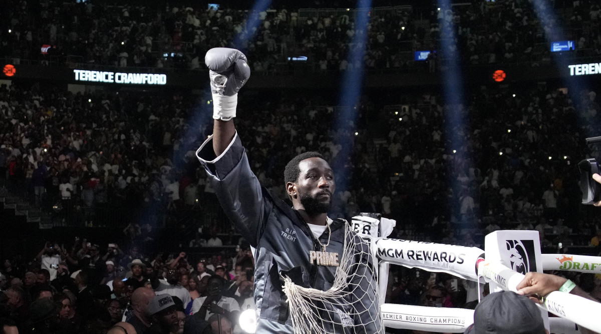 Terence Crawford before fighting Errol Spence.